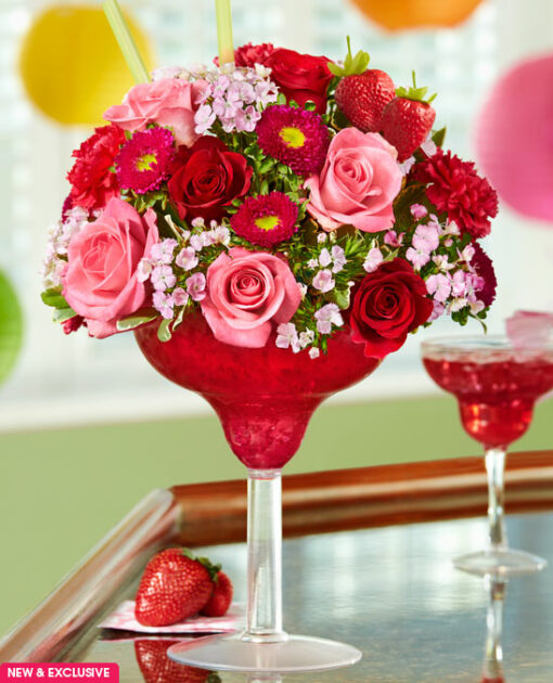 Strawberry Floral MargaritaÂ®