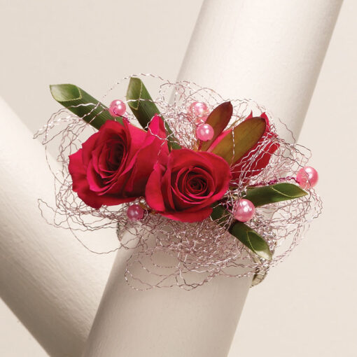Romantic Rose Wrist Corsage