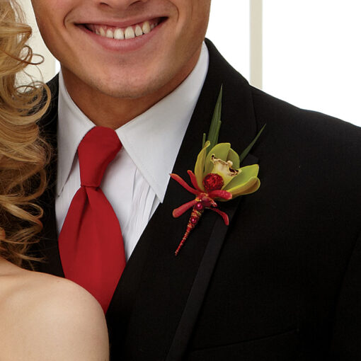 Rockin’ Red Boutonniere