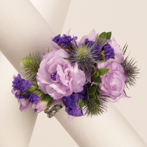 Studded Carnation Wrist Corsage