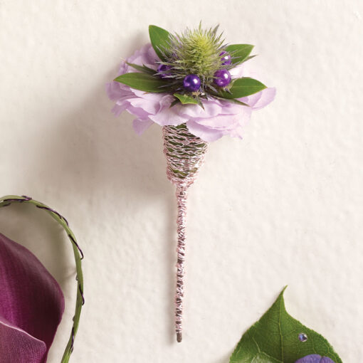 Studded Carnation Boutonniere