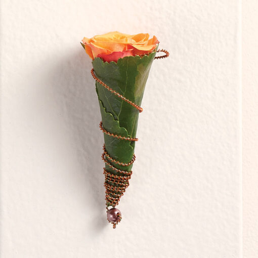 Wired Rosebud Boutonniere