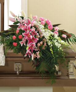 In Her Honor Casket Spray