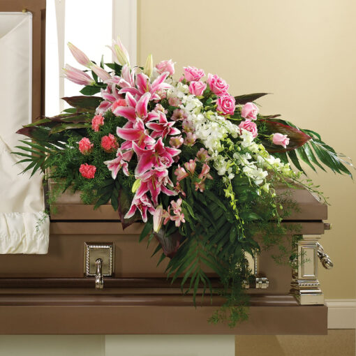 In Her Honor Casket Spray