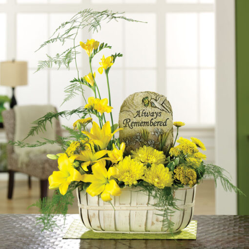 Always Remembered Garden Basket