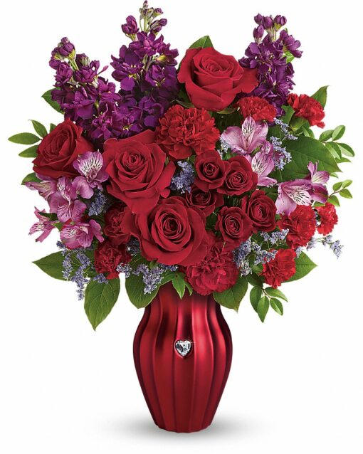 Teleflora's Shining Heart Bouquet - Image 3