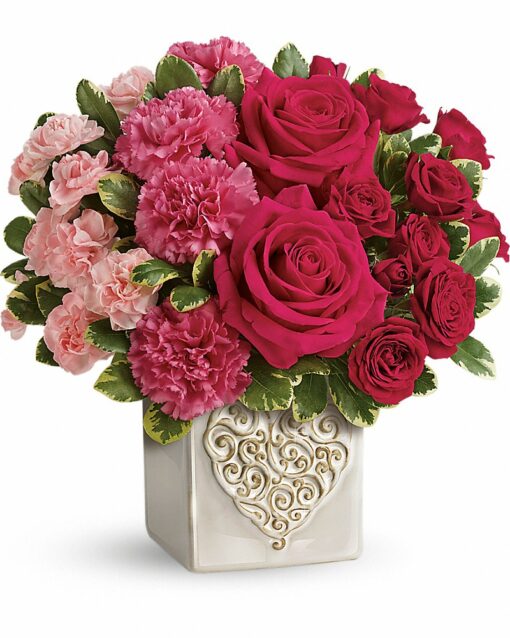 Teleflora's Swirling Heart Bouquet - Image 3