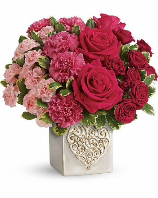 Teleflora's Swirling Heart Bouquet - Image 2